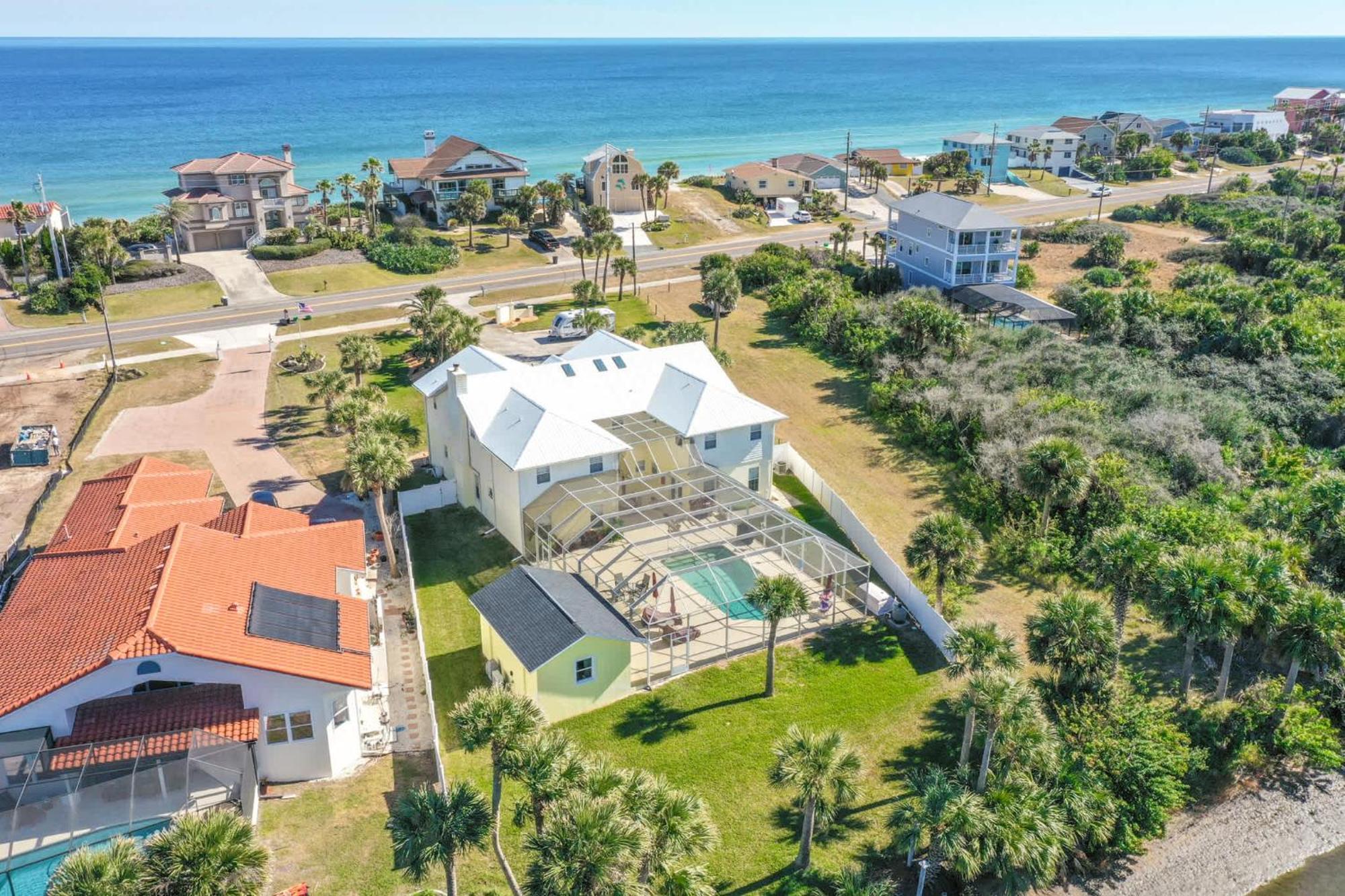 Flagler Beach Bed And Breakfast Pool Jaccuzzi Suite Bagian luar foto